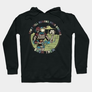 Distressed Robot Dreamer Hoodie